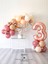 3 Yaş Balonu Doğum Günü Balon Zinciri Rose Gold Parti Seti 1