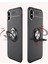 iPhone Xs Max Kılıf Range Yüzüklü Silikon - Siyah 4