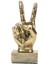 El Hareketi Heykeli Şömine I Iş Altın Dekorasyonu (Yurt Dışından) 2