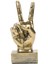 El Hareketi Heykeli Şömine I Iş Altın Dekorasyonu (Yurt Dışından) 4