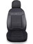 Isuzu D-Max Araçlara Uyumlu Oto Koltuk Kılıfı Seti - Venüs Serisi Siyah/beyaz 3