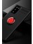 Samsung Galaxy Note 20 Kılıf Range Yüzüklü Silikon - Siyah-Kırmızı 2