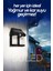 Sensörlü Solar Panelli Beyaz LED Işık 3 Modlu Pilli Otomatik Bahçe Aydınlatması Duvar LED Işık 6
