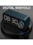 Yeşil Dijital Saat, LED Ekran, Bluetooth, Mp3, Fm Radyo, Alarm, Masa Saati 5