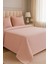 Renkli Gofret Desen Çift Kişilik Pike Yatak Örtüsü Otel Pike 200 x 230 cm 2