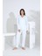 Bambu Uzun Kol Boydan Düğmeli Hamile Lohusa Pijama Takımı 30206-30207 1
