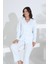 Bambu Uzun Kol Boydan Düğmeli Hamile Lohusa Pijama Takımı 30206-30207 3