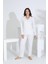 Bambu Uzun Kol Boydan Düğmeli Hamile Lohusa Pijama Takımı 30206-30207 1