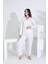 Bambu Uzun Kol Boydan Düğmeli Hamile Lohusa Pijama Takımı 30206-30207 2