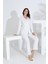 Bambu Uzun Kol Boydan Düğmeli Hamile Lohusa Pijama Takımı 30206-30207 3