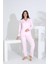 Bambu Uzun Kol Boydan Düğmeli Hamile Lohusa Pijama Takımı 30206-30207 2