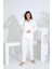 Bambu Uzun Kol Boydan Düğmeli Hamile Lohusa Pijama Takımı 30206-30207 2