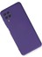 Samsung Galaxy A22 Kılıf Nano Içi Kadife Silikon - Mor 2