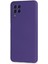Samsung Galaxy A22 Kılıf Nano Içi Kadife Silikon - Mor 3