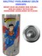 600ML Superman Lisanslı Pipetli Kilitlenebilir Kapak Paslanmaz Çelik Termos Matara 4