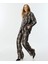 Hotfıx Baskılı Ekose Desen Pantolon TW6250003102074 3