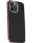 iPhone 15 Pro Max Kılıf Aramid 600D Kevlar Karbon Fiber Magsafe Kapak - Kırmızı 1