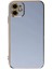 iPhone 12 Kılıf Volet Silikon - Mavi 2