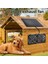 Köpek Kulübesi Için Güneş Enerjili Fan 15W Güneş Paneli Çift Egzoz Fanları (Yurt Dışından) 2