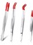 Kauçuk Uçlu Cımbızlar Pvc Kaplamalı Cımbız Seti Kırmızı (Yurt Dışından) 1