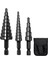 3 Adet 3-12MM 4-12MM 4-20MM Hss Düz Yivli Kademeli Matkap Ucu (Yurt Dışından) 1