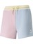 Classics Block High Waist Shorts Kadın Mavi Günlük Şort - 534608-21 1