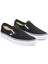 UA Classic Slip-On VN000EYEBLK1 Unisex Siyah Günlük Sneaker Ayakkabı 4
