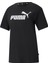 ESS Logo Boyfriend Tee 586868-01 KADIN Siyah Tişört 1