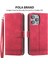 IPhone 14 Için Flip Case Pro Max Manyetik Kapatma Kart Yuvaları Bileklik (Yurt Dışından) 3