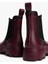Kadın Warm Lined Chelsea Yağmur Botu - Bordo 7