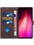 Cüzdan Durumda Xiaomi Redmi Için Not 8 Kart Yuvası Manyetik Kapatma Bilek Kayışı (Yurt Dışından) 2