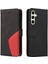 Samsung Galaxy S24 Fe Flip Için Flip Case Folio Kitap Dikiş Renk ile (Yurt Dışından) 1