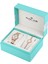 Safir Cam Rose Kadın Kol Saati NC34-39B639-RSM-SET 1