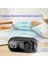 Rgb LED Işıklı Bluetooth Hoparlör, Alarm, Fm Radyo ve Mp3 Çalma Özellikli Siyah 3