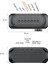 Rgb LED Işıklı Bluetooth Hoparlör, Alarm, Fm Radyo ve Mp3 Çalma Özellikli Siyah 5