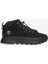 Mid Lace Up Çocuk Siyah Outdoor Bot.- 1