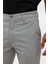 Gri Slim Desenli Pantolon 3