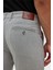 Gri Slim Desenli Pantolon 5