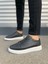 JY0535 Prime Bağcıklı Cilt Erkek Günlük Sneaker Ayakkabı Cbt - Siyah 2