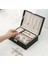 Şık Siyah Pu Deri Takı ve Mücevher Kutusu, Zarif Saklama Çözümü 5