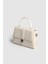 Lagraccio Paris Kadın Cals Kutu El ve Askılı Çanta Krem 2