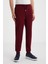 Bordo Merino Yün Activewear Triko Pantolon 2