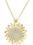 1.8 cm Altın Güneş Kolye (KLY0409) 1