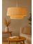 Mira Grande Rattan Hasır Avize Modern Tasarım Bej Renk 35 cm 1
