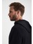 M Logolu Kapüşonlu Siyah Hoody 3