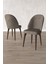 ​​​​​​​milas Barok Desen 80X132 Açılabilir Mdf Masa Yemek Odası Takımı, Mutfak Takımı 4 adet Sandalye 4