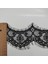 Sakallı Dantel (Kod A209)ENİ 7,5-8 cm 1 Adet 3 Metre Dir. Siyah -Şık Zarif Ipeksi 2