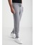 Açık Gri Merino Yün Activewear Triko Pantolon 4