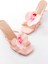 S-622 Pembe Orkide Detaylı Ince Topuklu Kadın Terlik 4