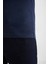 Kaşmir Karışım Lacivert Uzun Kollu T-Shirt 4